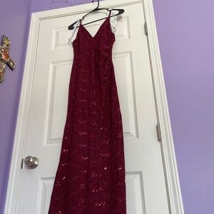 Never Worn Before (New With Tags) David's Bridal Merlot Bridesmaid Dress, Size 6